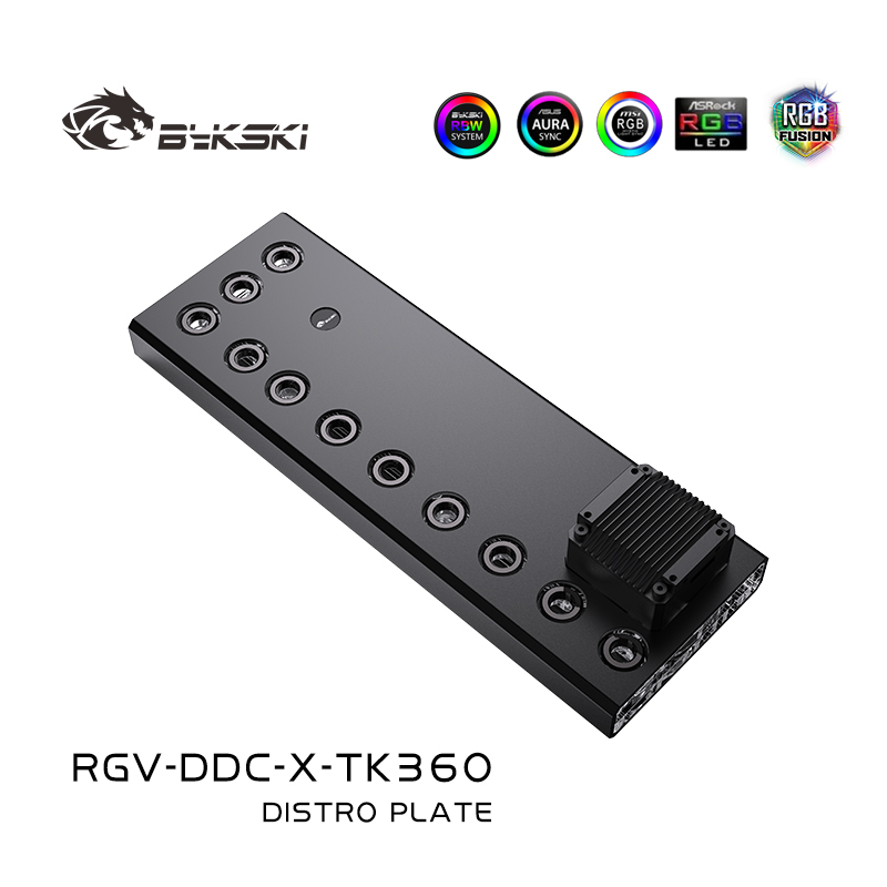 Bykski Acrylic Distro Plate /  - Distro Plate Ddc Pump Combo recension och pris