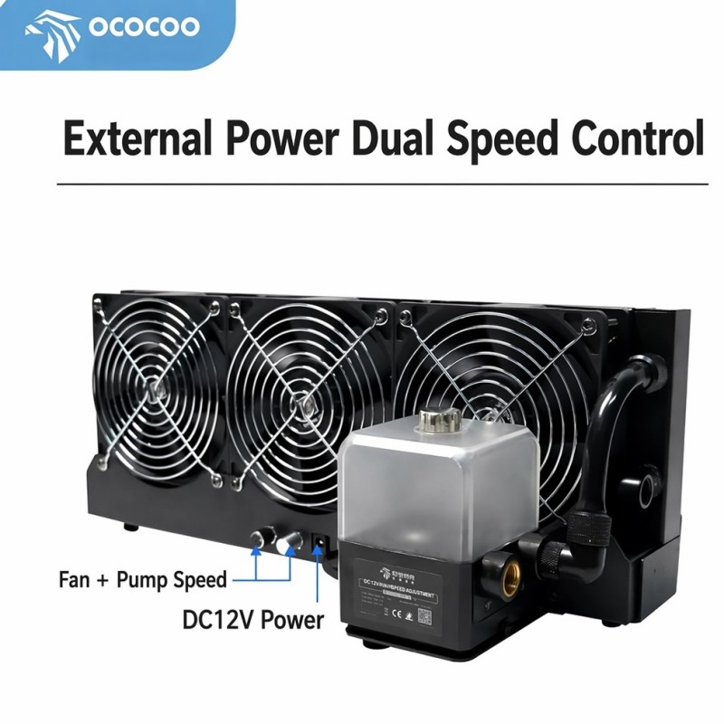 OCOCOO External  Water Cooling - External Radiator Water Cooling Kit recension och pris